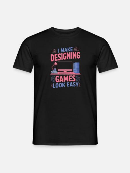 Game Designer - Men's T-Shirt - black