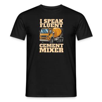 Ouvrier du bâtiment - T-shirt homme - noir - Devant - AI Model Male 178 light (178cm)