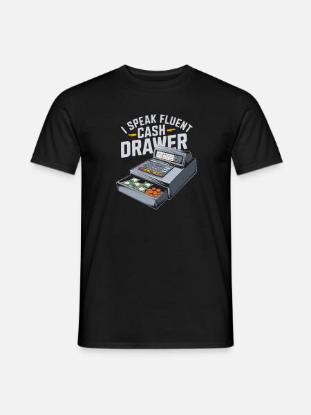 Caissier - T-shirt homme - noir