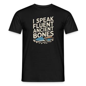 Anthropologist - Men's T-Shirt - black - Front - AI Model Male 178 light (178cm)