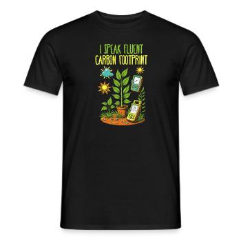 Scientifique de l’environnement - T-shirt homme - noir - Devant - AI Model Male 178 light (178cm)