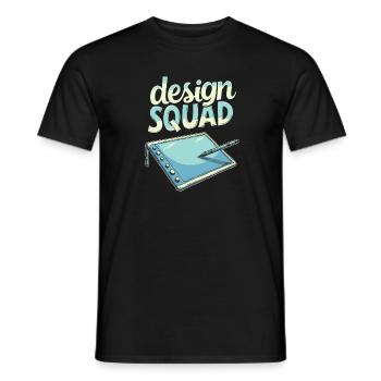 Graphic Designer Squad - Men's T-Shirt - black - Front - AI Model Male 178 light (178cm)