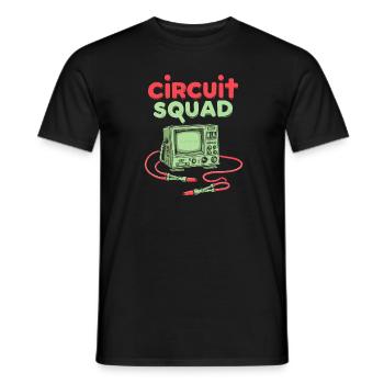 Elektroingenieur Kader - Männer T-Shirt - Schwarz - Vorne - AI Model Male 178 light (178cm)