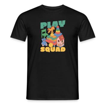 Éducateur de la petite enfance Kader - T-shirt homme - noir - Devant - AI Model Male 178 light (178cm)