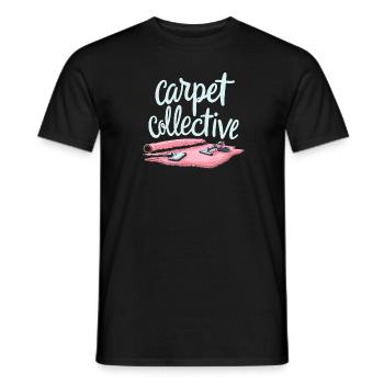 Carpet Installer Team - Men's T-Shirt - black - Front - AI Model Male 178 light (178cm)