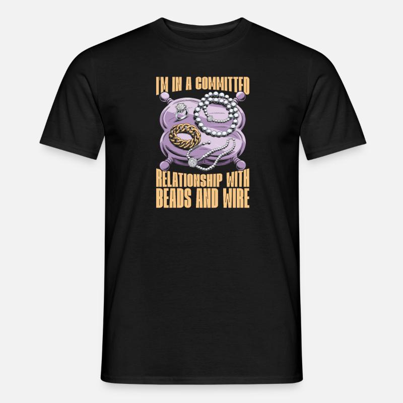 Schmuck Herstellung - Männer T-Shirt - Schwarz