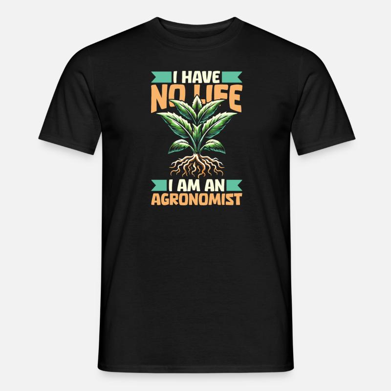 Agronom - Männer T-Shirt - Schwarz