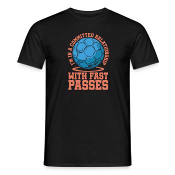 Handball Handballer - Männer T-Shirt - Schwarz - Vorne - AI Model Male 178 light (178cm)