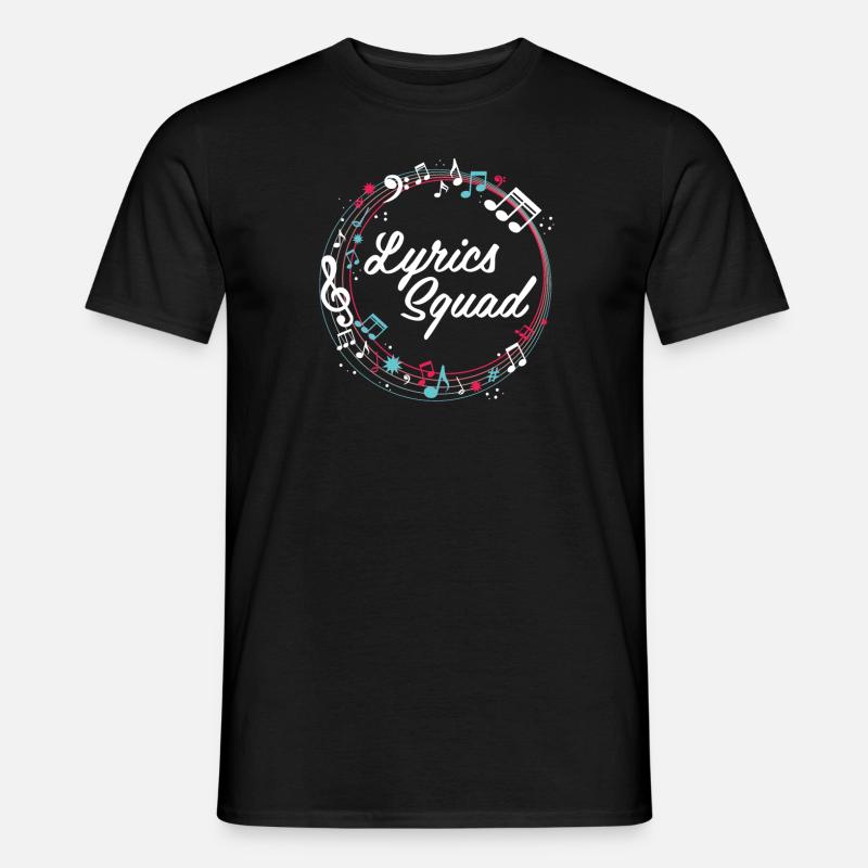 Texter Kader - Männer T-Shirt - Schwarz