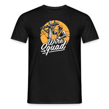 Lineman Kader - Männer T-Shirt - Schwarz - Vorne - AI Model Male 178 light (178cm)