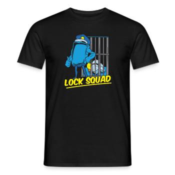 Prison Guard Cadre - Men's T-Shirt - black - Front - AI Model Male 178 light (178cm)