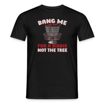Frisbee Golf Disc Golf - Men's T-Shirt - black - Front - AI Model Male 178 light (178cm)