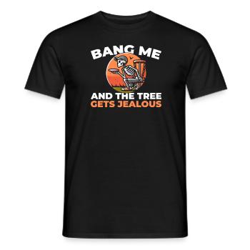 Frisbee Golf Disc Golf - Männer T-Shirt - Schwarz - Vorne - AI Model Male 178 light (178cm)