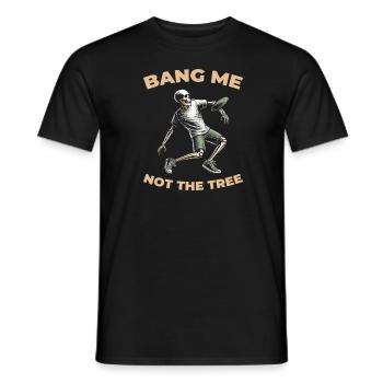 Frisbee Golf Disc Golf - Männer T-Shirt - Schwarz - Vorne - AI Model Male 178 light (178cm)