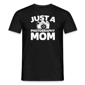 Photographer Photography Camera - Men's T-Shirt - black - Front - AI Model Male 178 light (178cm)