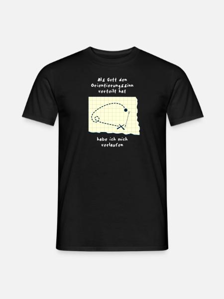sense of direction - Men's T-Shirt - black