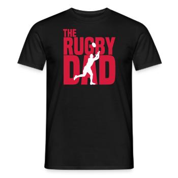 The Rugby Dad - Vater Team Sport Lustig Humor - T-shirt homme - noir - Devant - AI Model Male 178 light (178cm)