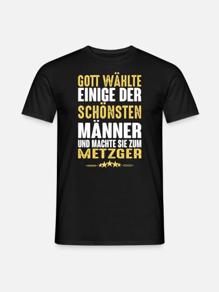 Metzger - Metzger - Männer T-Shirt - Schwarz