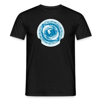 Grèce - T-shirt homme - noir - Devant - AI Model Male 178 light (178cm)