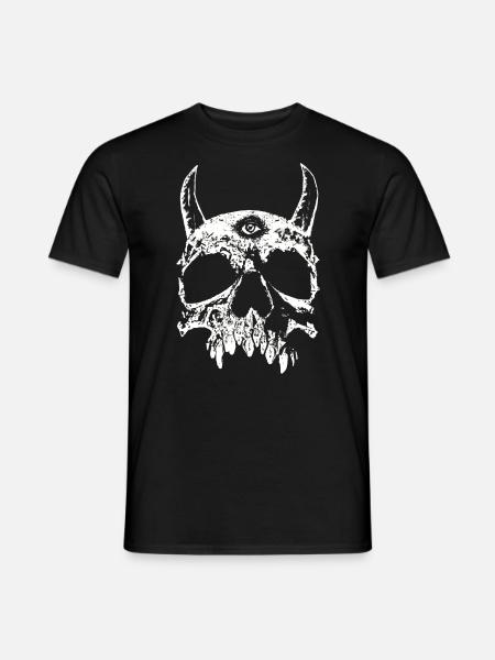 The devil sees everything - Men's T-Shirt - black