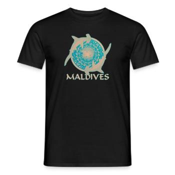 Maldives Hammerhead Sharks - Men's T-Shirt - black - Front - AI Model Male 178 light (178cm)