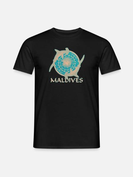 Malediven Hammerhaie - Männer T-Shirt - Schwarz