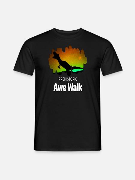 Promenade préhistorique T-Rex - T-shirt homme - noir