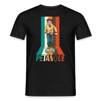 Petanque Petanque Geschenke für einen Petanque - Männer T-Shirt - Schwarz - Vorne - AI Model Male 178 light (178cm)