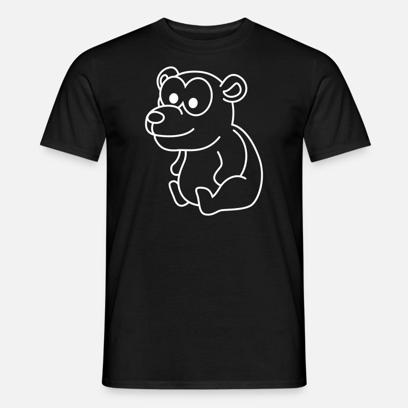 Bear Comic - Men’s T-shirt - black