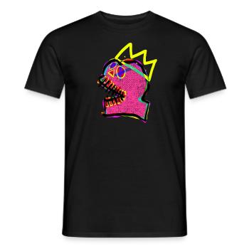 King Kalavera - Men's T-Shirt - black - Front - AI Model Male 178 light (178cm)