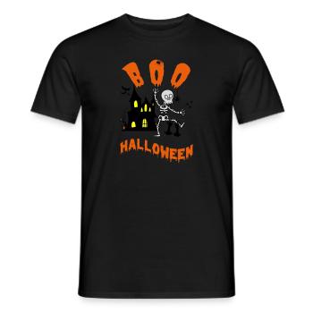 Lustiges Halloween Design - Männer T-Shirt - Schwarz - Vorne - AI Model Male 178 light (178cm)