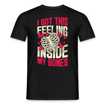 Liebesengel Zeichen der Liebe Romantik Geschenk - Männer T-Shirt - Schwarz - Vorne - AI Model Male 178 light (178cm)