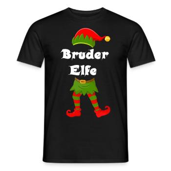 Bruder Elfe - Männer T-Shirt - Schwarz - Vorne - AI Model Male 178 light (178cm)