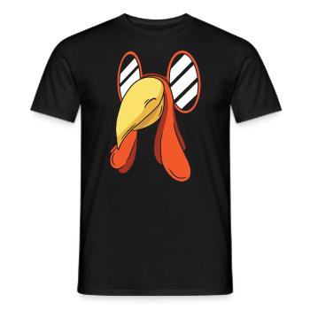 Visage de la Turquie - T-shirt homme - noir - Devant - AI Model Male 178 light (178cm)