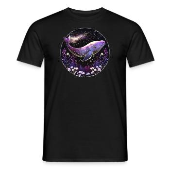 Wal, Meer, Walfisch, Unterwasser, Korallen, Natur - Männer T-Shirt - Schwarz - Vorne - AI Model Male 178 light (178cm)