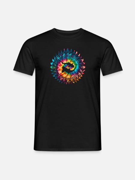 Zebrahaj og hvidtippet revhaj - Mænd T-shirt - sort