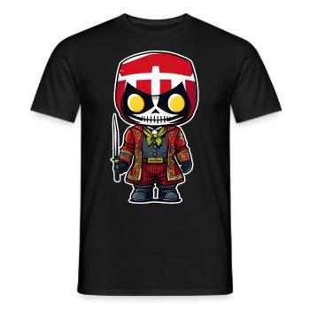 Niedliche Horror Gothik Voodoo Puppe - Männer T-Shirt - Schwarz - Vorne - AI Model Male 178 light (178cm)
