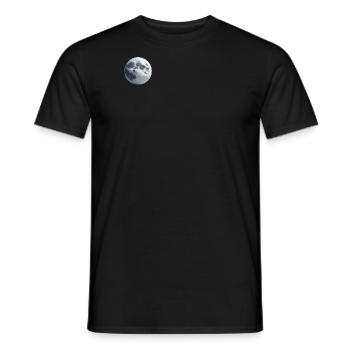 Polygone de la Lune - T-shirt homme - noir - Devant - AI Model Male 178 light (178cm)