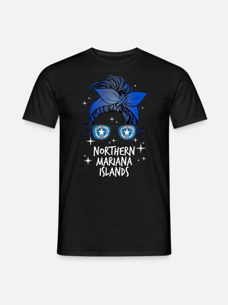 Northern Mariana Islands - Men's T-Shirt - black