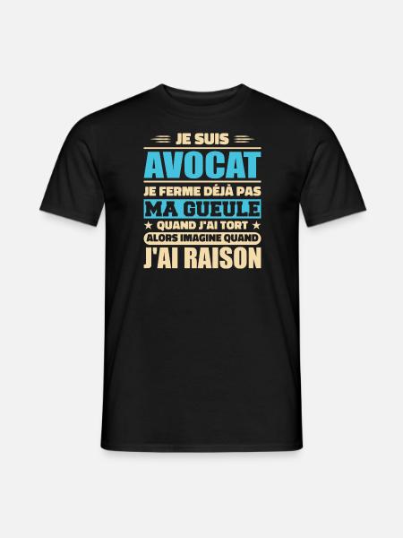 Ich bin Anwalt - Anwalt Humor Geschenk - Männer T-Shirt - Schwarz