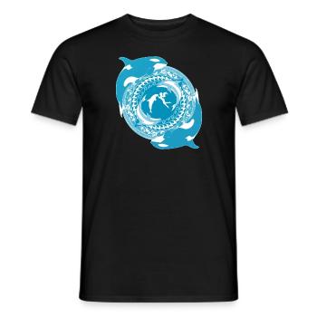 Daughter of Poseidon - Men's T-Shirt - black - Front - AI Model Male 178 light (178cm)