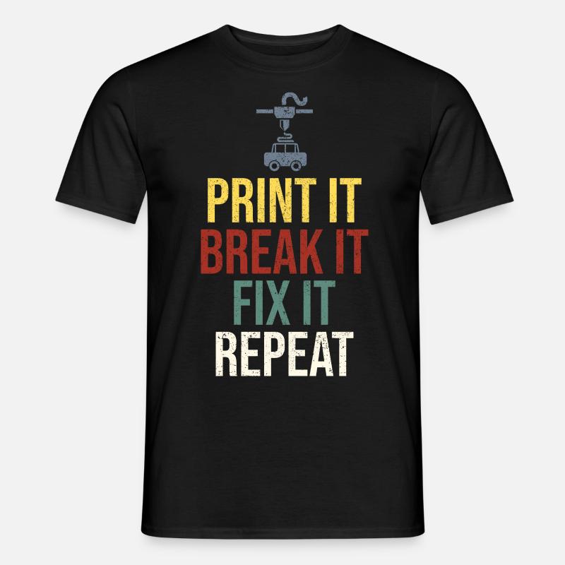 3D Printer 3D Printing - Men's T-shirt - black