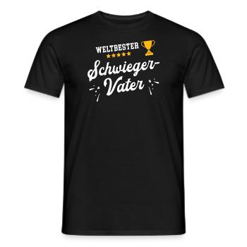 Weltbester Schwiegervater Bester Schwiegerpapa - Männer T-Shirt - Schwarz - Vorne - AI Model Male 178 light (178cm)