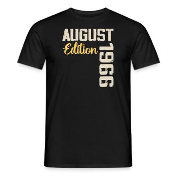 Jubiläum August 1966 - Limitierte Auflage August 1966 - Männer T-Shirt - Schwarz - Vorne - AI Model Male 178 light (178cm)