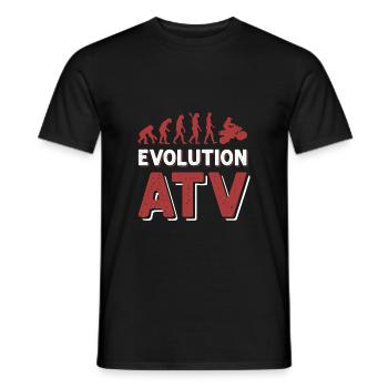 Quad Evolution Quadfahrer - T-shirt homme - noir - Devant - AI Model Male 178 light (178cm)