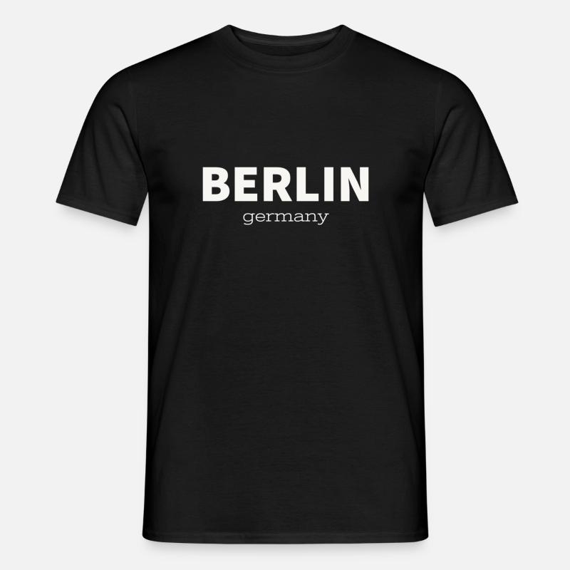 BERLIN - Männer T-Shirt - Schwarz