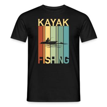 Pêcher Pêcheur Canne à pêche - T-shirt homme - noir - Devant - AI Model Male 178 light (178cm)