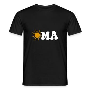 Oma Sonne Gratulation für Oma schönes Oma - Männer T-Shirt - Schwarz - Vorne - AI Model Male 178 light (178cm)