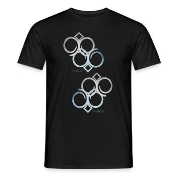 Résumé n° 69 b - T-shirt homme - noir - Devant - AI Model Male 178 light (178cm)