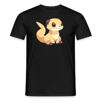 Mungo - Männer T-Shirt - Schwarz - Vorne - AI Model Male 178 light (178cm)